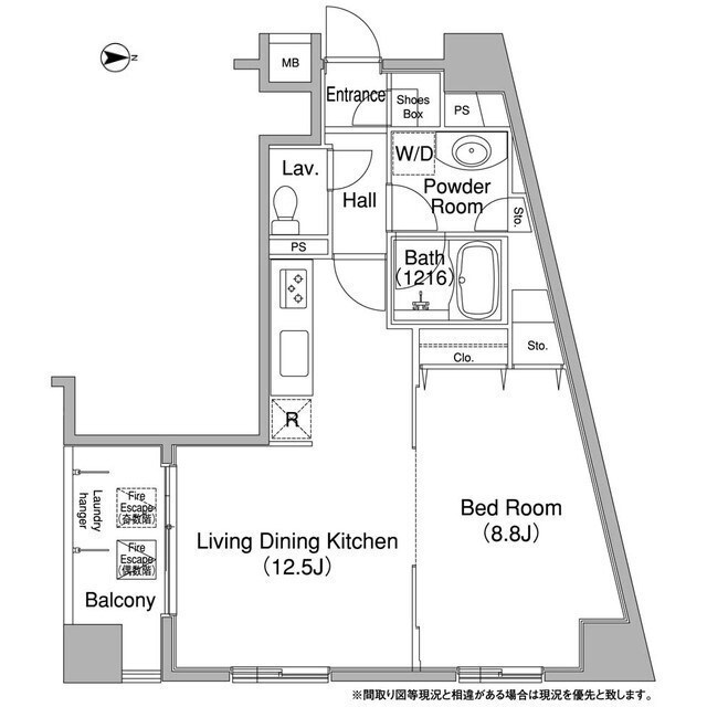コンフォリア銀座EAST 間取り