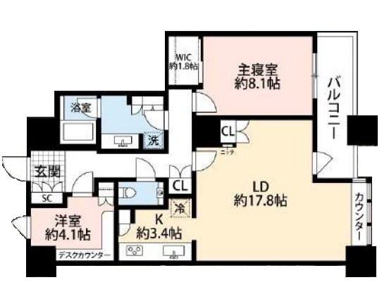芝浦アイランドグローヴタワー 間取り