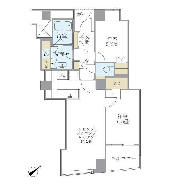 品川Vタワー タワー棟 間取り