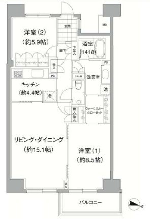 アビティ目黒 間取り