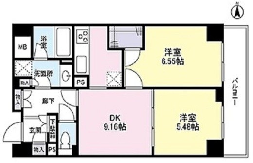 アイム白金高輪 間取り