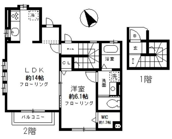 クローバーハイツ 間取り