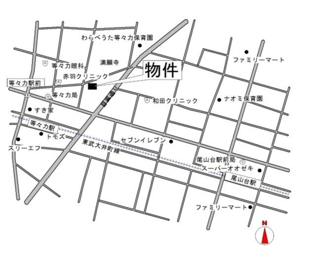 クローバーハイツ 地図（共通）