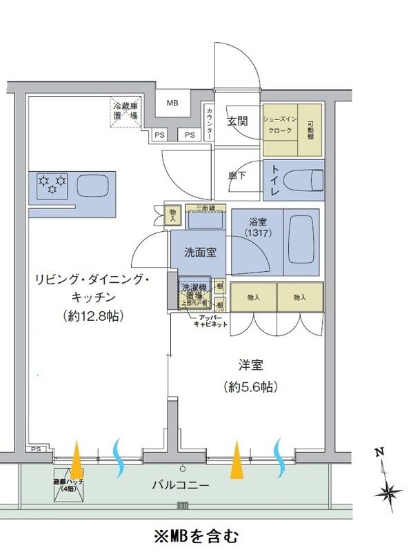 アジールコート品川中延 間取り
