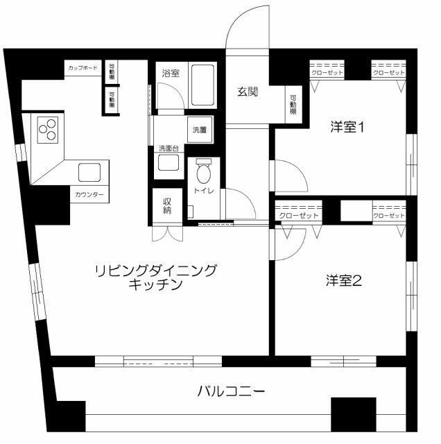 東京都文京区小日向４丁目 間取り