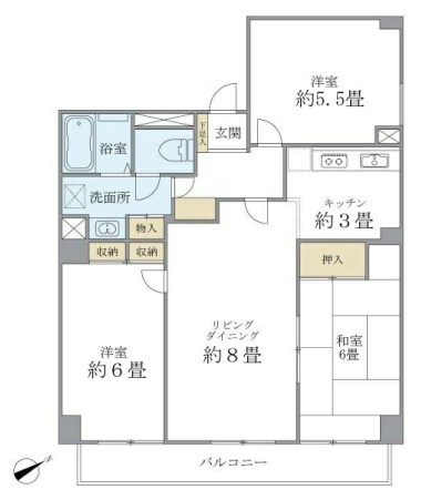 シティハイツ根津 間取り