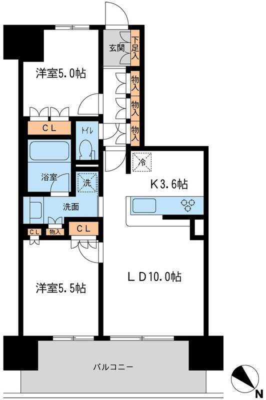 BLESS宮崎台 間取り