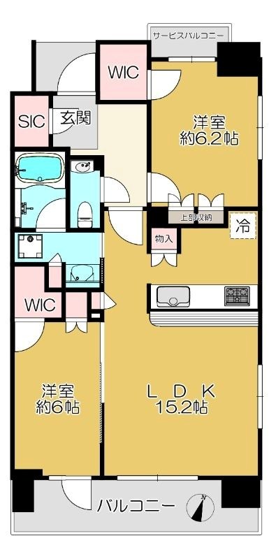 ザ・パークハウス愛宕虎ノ門 間取り