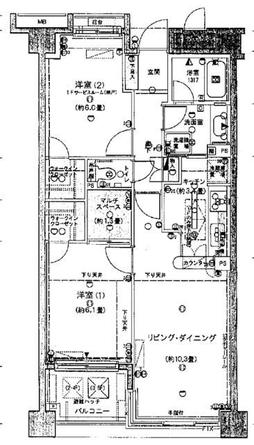ウインベル代々木二丁目 間取り