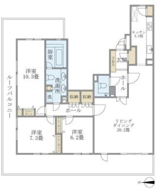 アパートメンツ東山 間取り