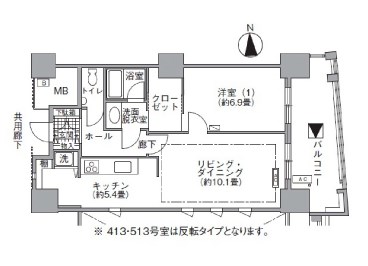 アクティ汐留 間取り