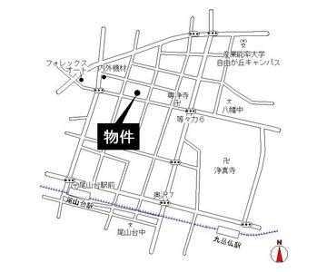 アーバンテラス等々力 地図（共通）
