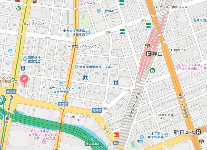 クラッシィハウス大手町 地図（共通）