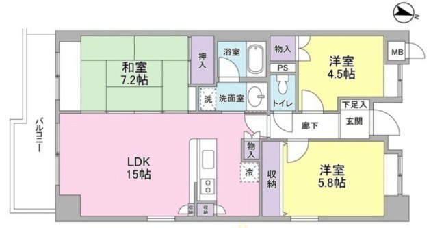 アイルサイドテラス 間取り