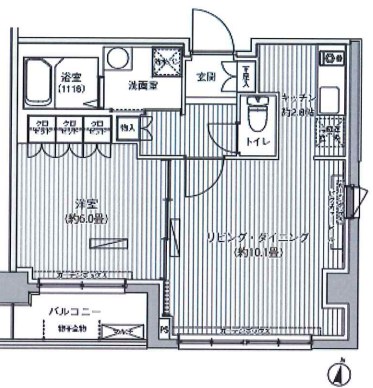 ヒューリックレジデンス茗荷谷 間取り
