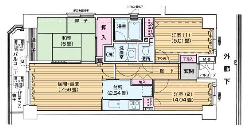 ランテルナ小石川 間取り