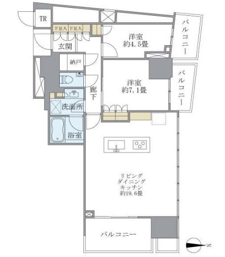 Brillia Tower池袋  間取り