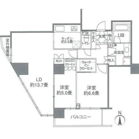 カスタリアタワー品川シーサイド 間取り