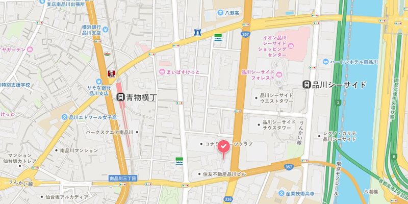 カスタリアタワー品川シーサイド 地図（共通）