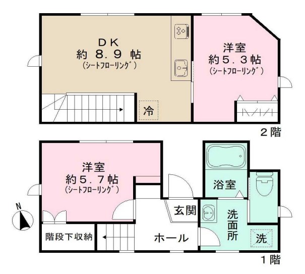 東京都新宿区四谷坂町 間取り