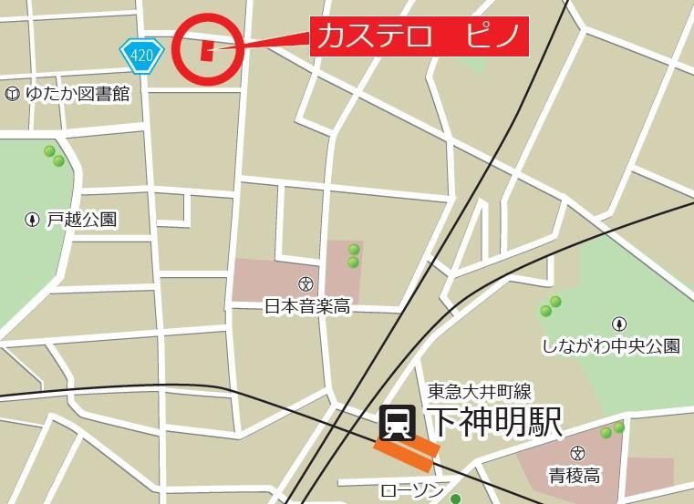 カステロ　ピノ 地図（共通）