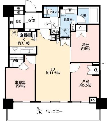 GLOBAL FRONT TOWER 間取り