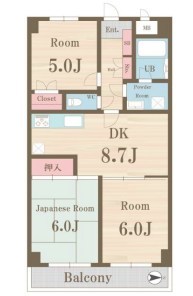 グランメール上北沢 間取り