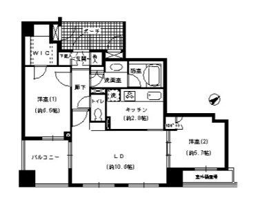 エスティメゾン巣鴨 間取り