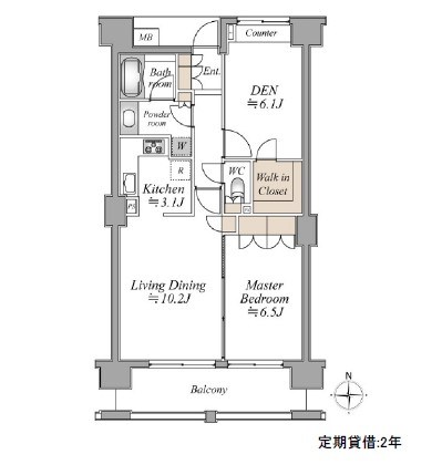 アールスタイルズ武蔵小杉EAST 間取り