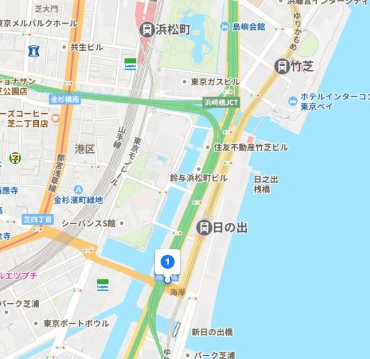 ローレルタワールネ浜松町 地図（共通）