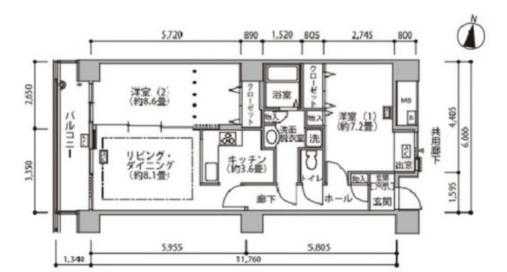 東雲キャナルコートCODAN18号棟 間取り