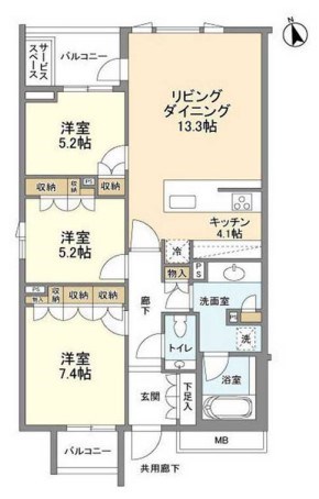 ザ・パークハウス広尾羽澤 間取り