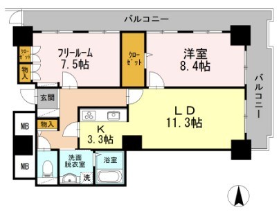 品川シーサイドビュータワーⅡ 間取り