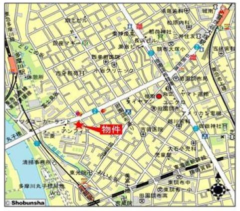 KDXレジデンス田園調布   地図（共通）