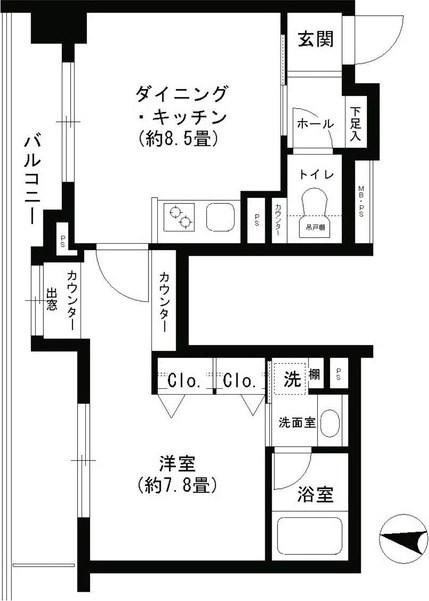 クリオ文京小石川 間取り