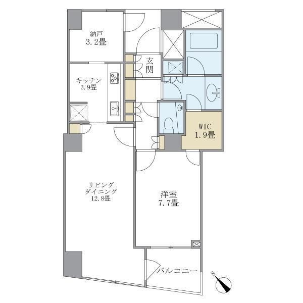 品川Vタワー タワー棟 間取り