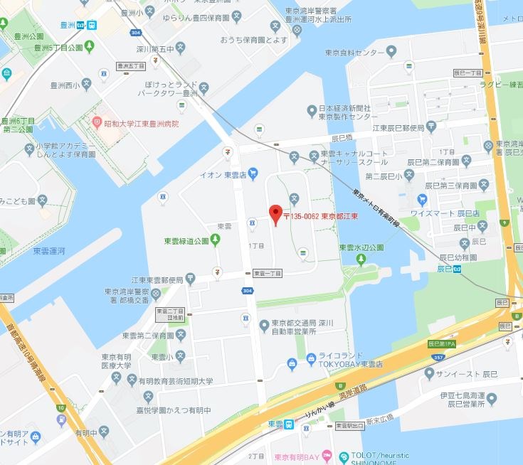 東雲キャナルコートCODAN12号棟 地図（共通）