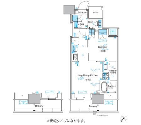パークアクシス豊洲キャナル 間取り