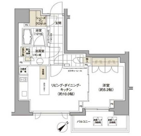 パークハビオ渋谷 間取り