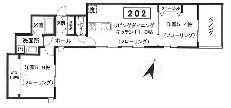 クラインヴァルト駒沢 間取り