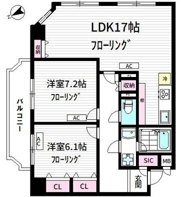 ドゥーム･コスメケア 間取り