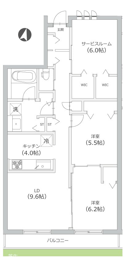 ブリス宮前平 間取り