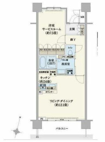 リージア経堂テラスガーデン 間取り