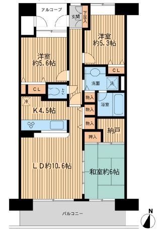 アソシエール溝の口 間取り