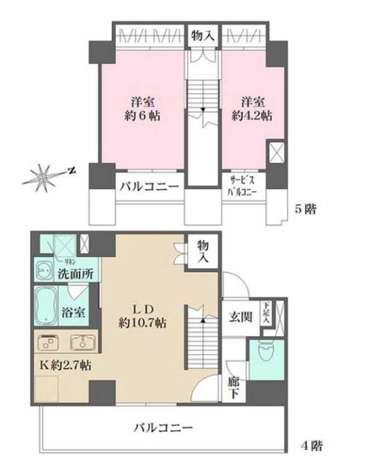 エトワール フルール 間取り