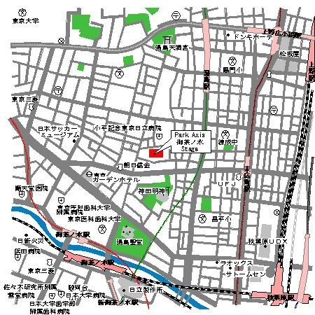 パークアクシス御茶ノ水ステージ 地図（共通）
