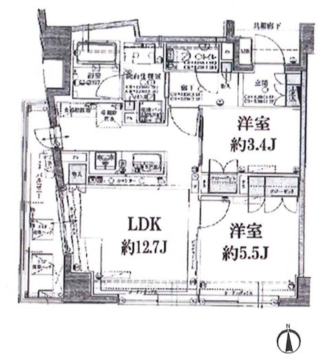 コンフォルテハイム池袋 間取り