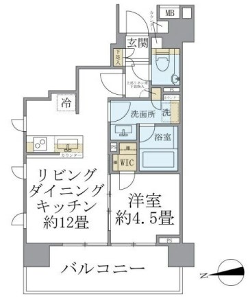 ウェリス六本木 間取り