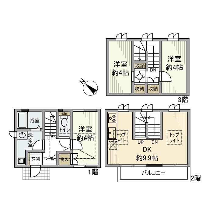 巣鴨戸建 間取り