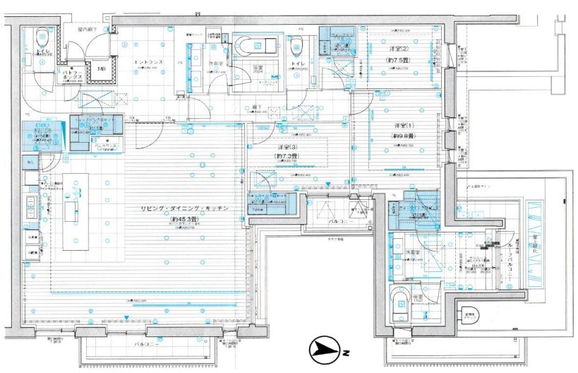 パレロワイヤル市ヶ谷 間取り
